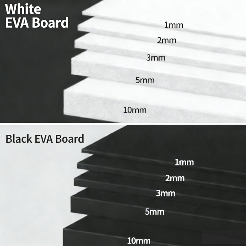 Pe Foam Sheet - 38度ブラックEVAフォームボード、帯電防止高密度硬質フォームシート、衝撃吸収スポンジパッドストリップ、カスタマイズ可能なEVAボード