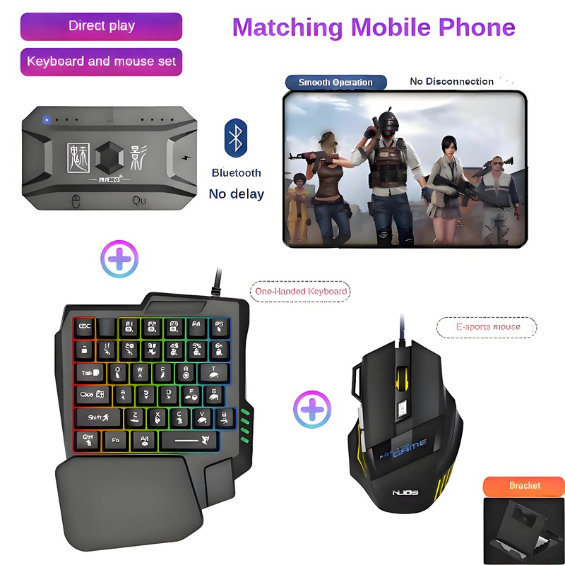 Gaming Keyboard And Mouse For Xbox - M1 Proゲームパッド携帯電話ゲームコンバーター マウスキーボードゲームコントローラー BT5.0 プログラマブルアダプター iOS