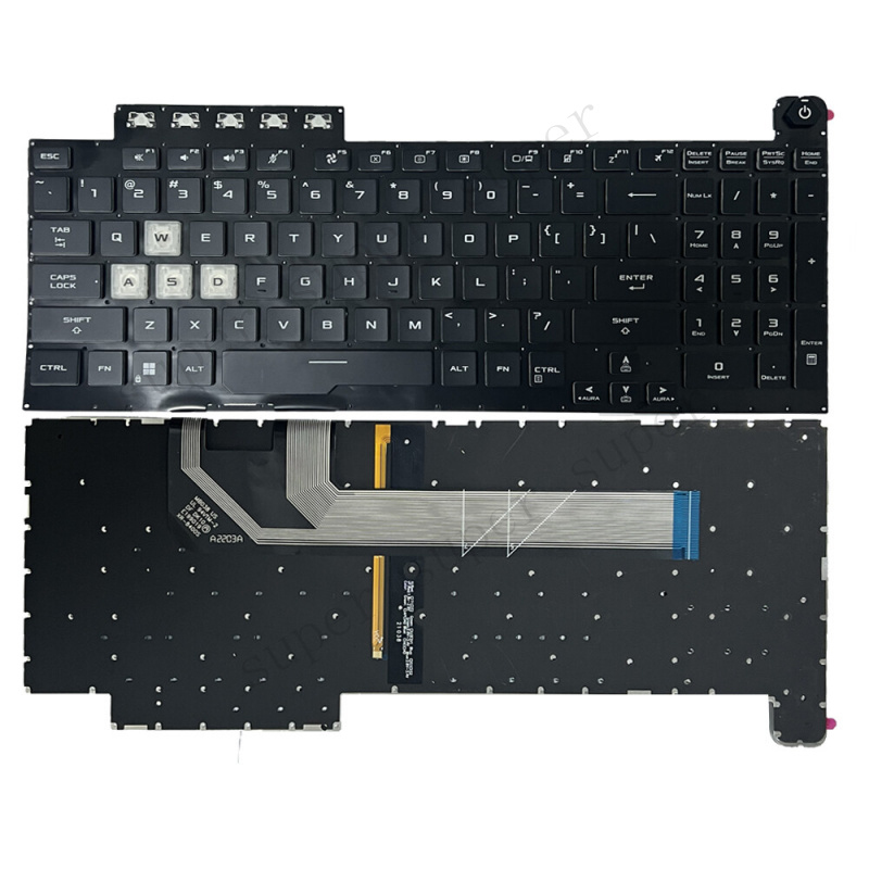 S++ ブラック US バックライト付きキーボード ASUS - Keyboard Gaming Black のレビューと価格