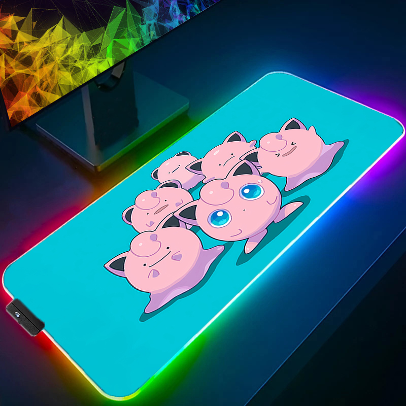 RGB 大型マウスパッドオフィスデスクマット PC ゲームア - Gaming Keyboard Top のレビューと価格