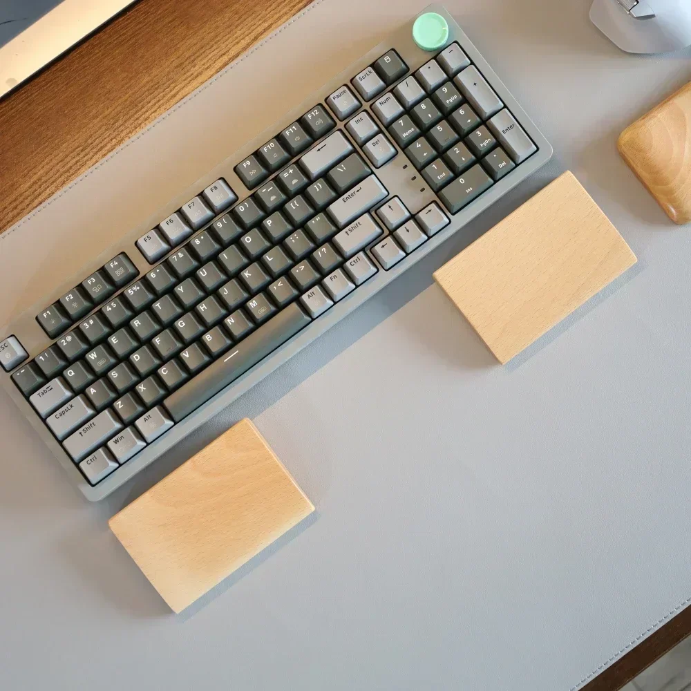 メカニカルキーボード用ウォールナットウッドプラムレスト、無垢 - Wrist Rest Wood のレビューと価格