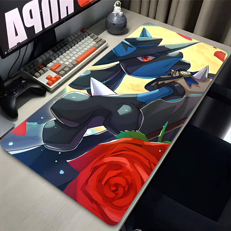 マウスパッドクールアニメ P-ポケモン ルカリオ マウスパッ - Gaming Keyboard Top のレビューと価格