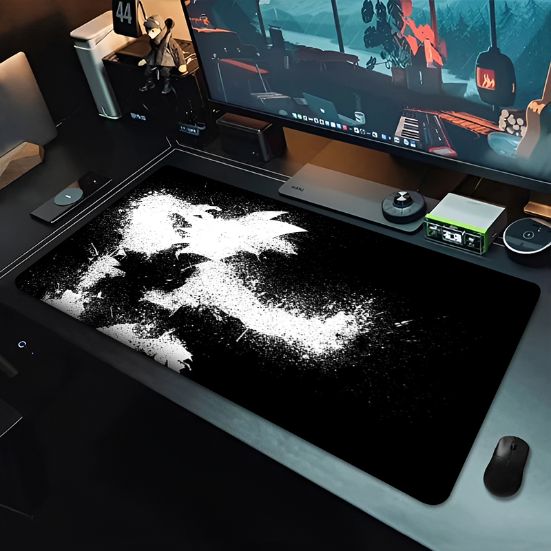 DBZ ブラックアニメマウスパッドドラゴンボール大型 PC  - Keyboard Gaming Black のレビューと価格