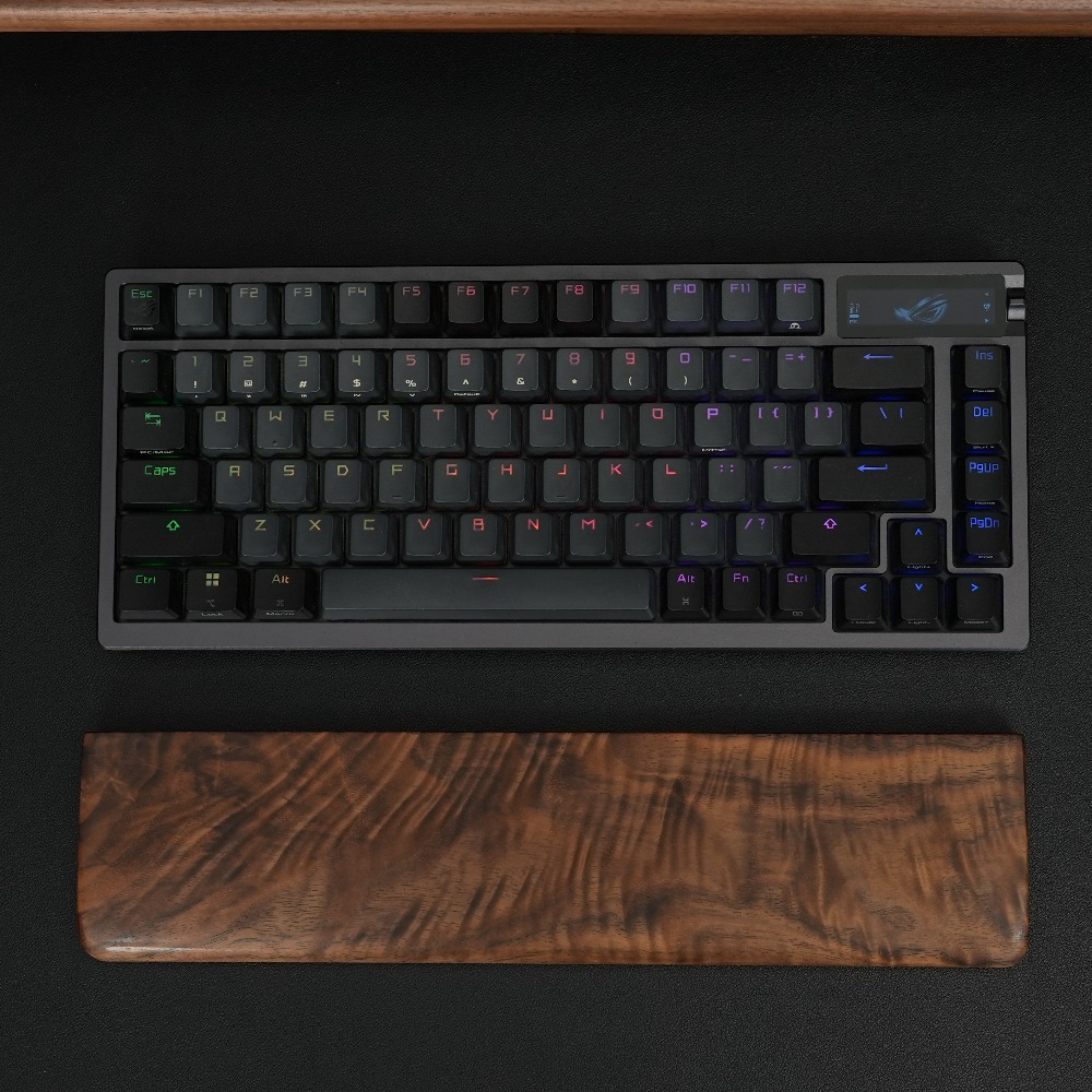北米産ブラックウォールナット製キーボードリストレスト 木製パ - Wrist Rest Wood のレビューと価格