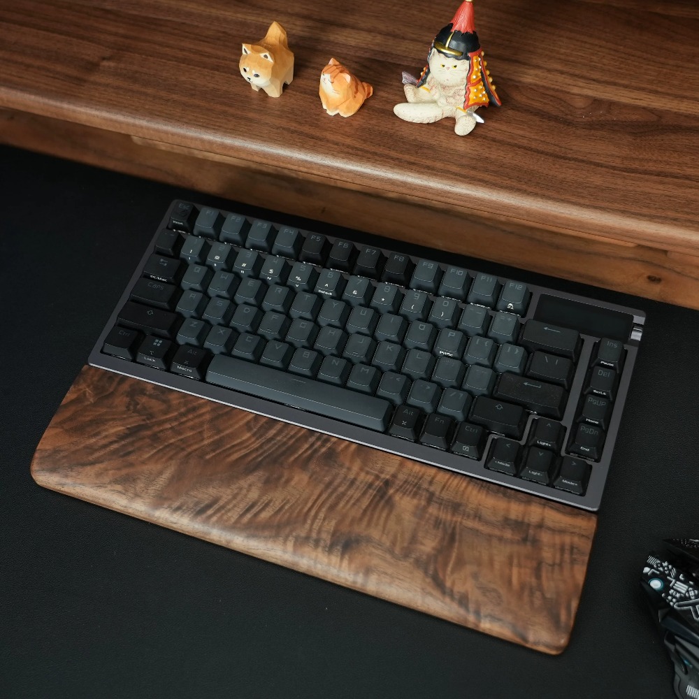 北米産ブラックウォールナット製キーボードリストレスト 木製パ - Wrist Rest Wood のレビューと価格