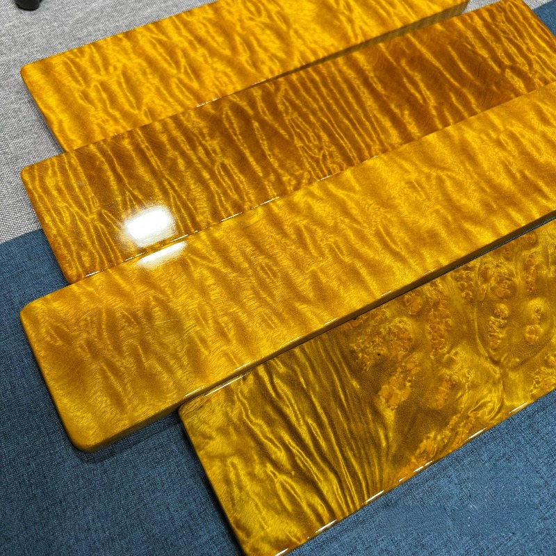 天然無垢材キーボードプラムレストゴールデンカンファー木製リス - Wrist Rest Wood のレビューと価格