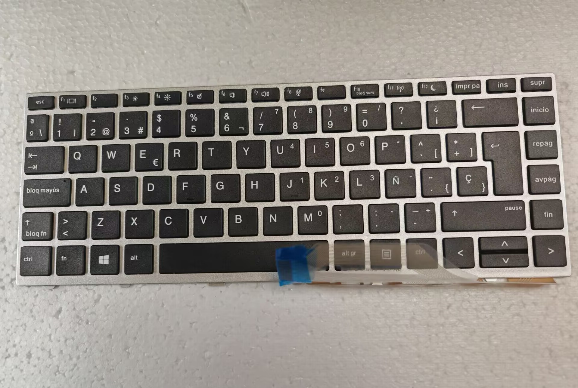 Hp probook用スペイン語キーボード,シルバーフレーム - Gaming Keyboard Hp のレビューと価格