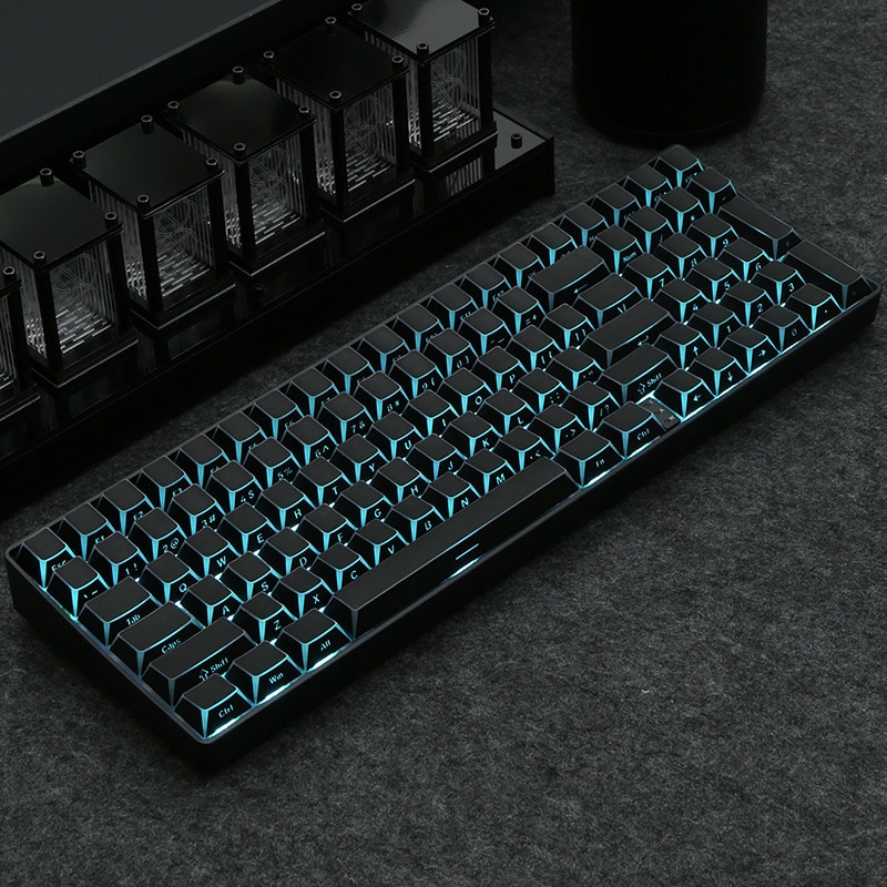 ブラックシャドウフォールドサイドプリントシャインスルーPBT - Keyboard Gaming Black のレビューと価格