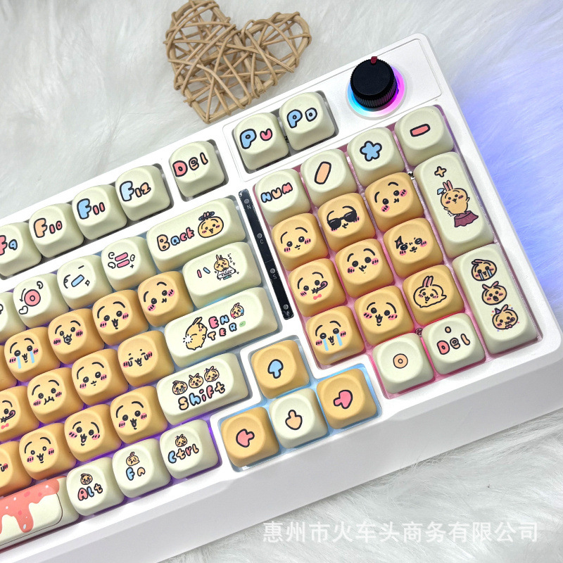 Chiikawa かわいい絵文字キーキャップセットかわいいウ - Gaming Keyboard Emoji のレビューと価格