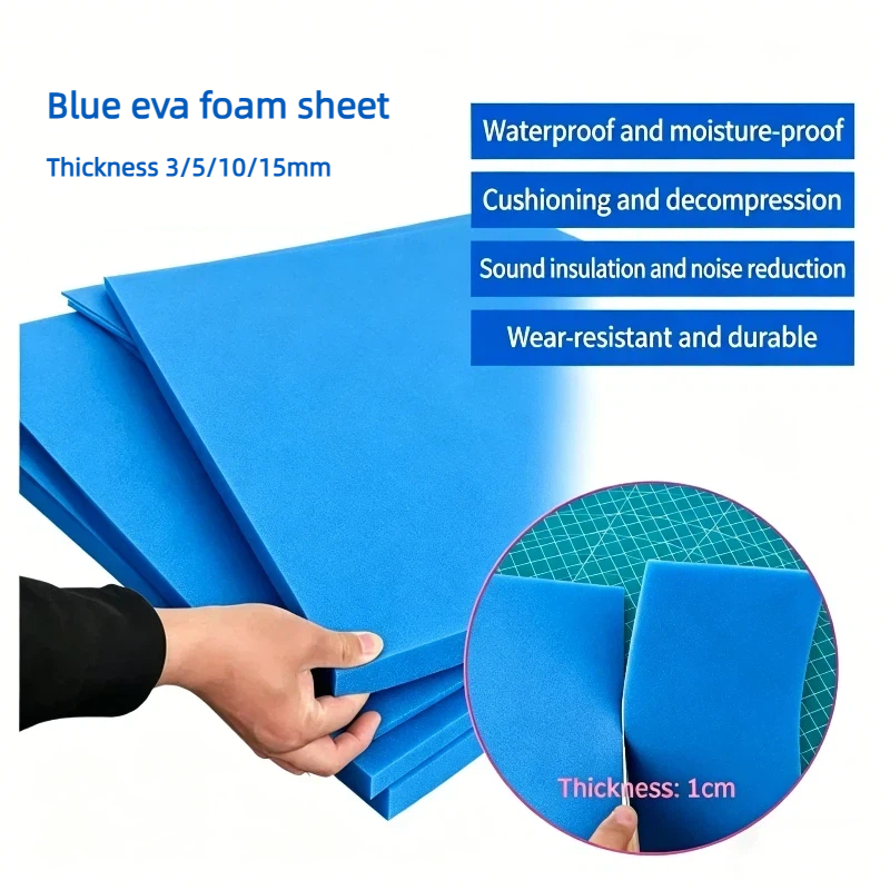 1pc 厚さ 3/5/10/15 ミリメートルブルー EVA - Pe Foam Sheet のレビューと価格