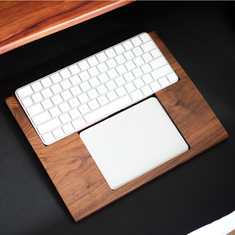 ブラックウォールナット無垢材トレイ パームレスト マジックキ - Wrist Rest Wood のレビューと価格