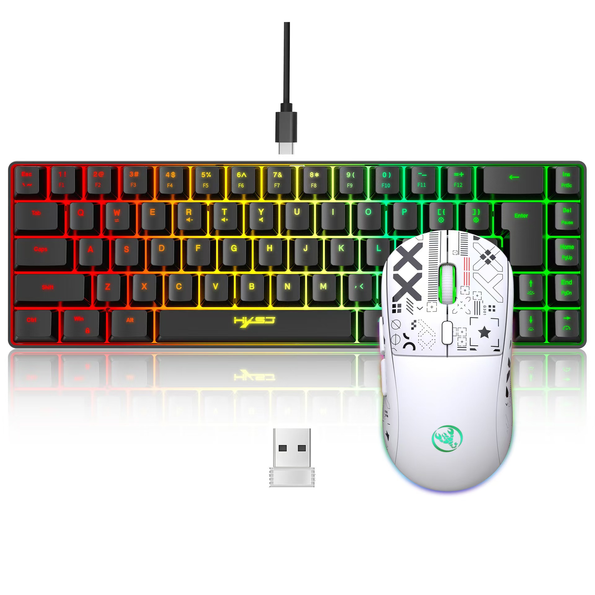 ゲーム用キーボードとマウスのセット,ゲーマー,白いキーボード - Gaming Keyboard And Mouse For Xbox のレビューと価格