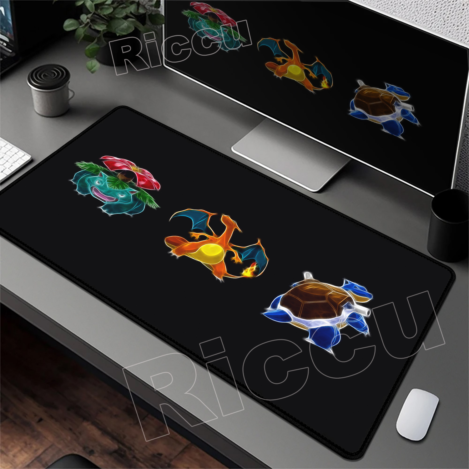 HD プリント P-pokemon-C-Charizard  - Gaming Keyboard Top のレビューと価格