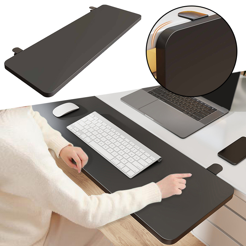 デスクシェルフボード キーボードトレイ 人間工学に基づいた簡 - Wrist Rest Wood のレビューと価格