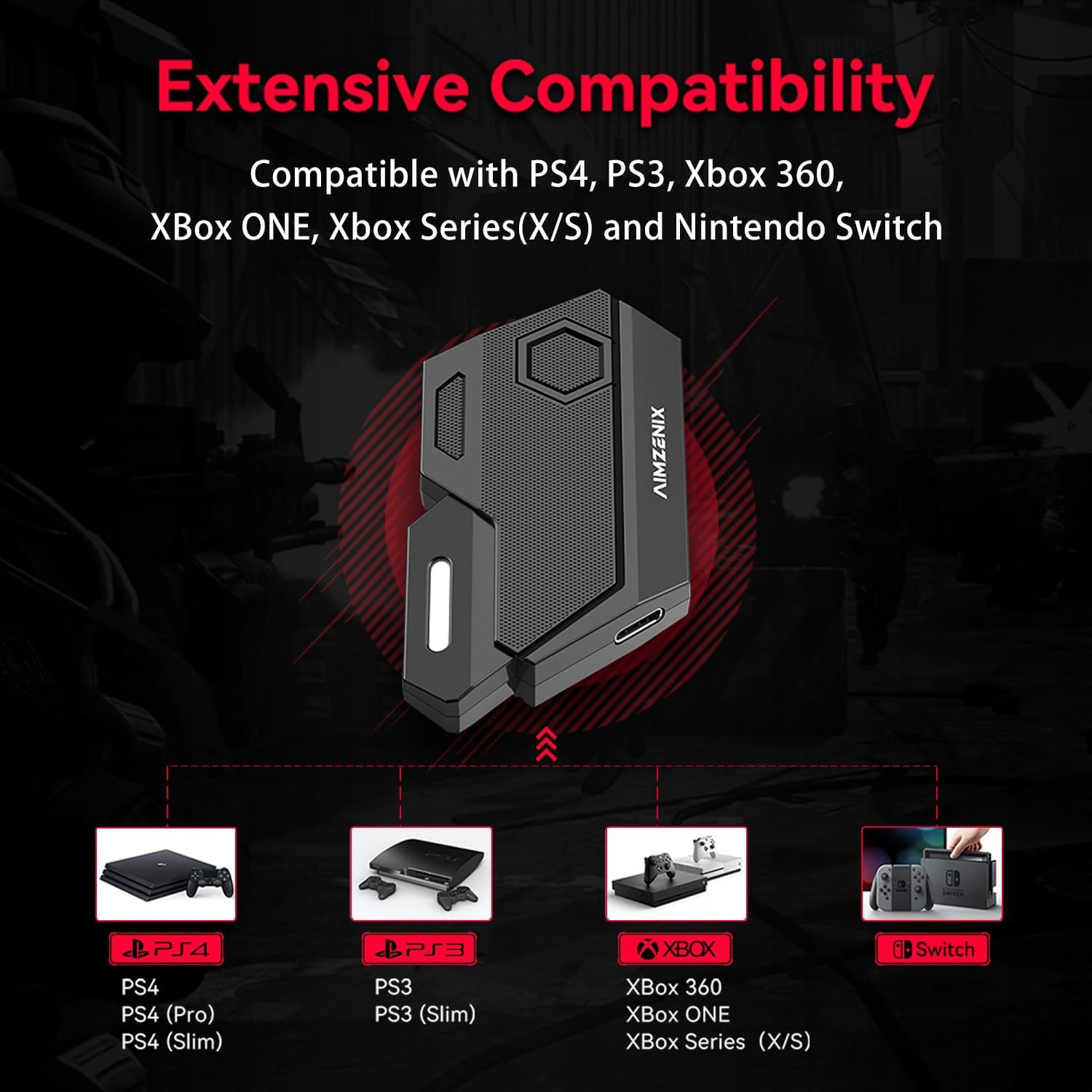 モバイルゲームコンバーター Mobilador ゲーミングキ - Gaming Keyboard And Mouse For Xbox のレビューと価格