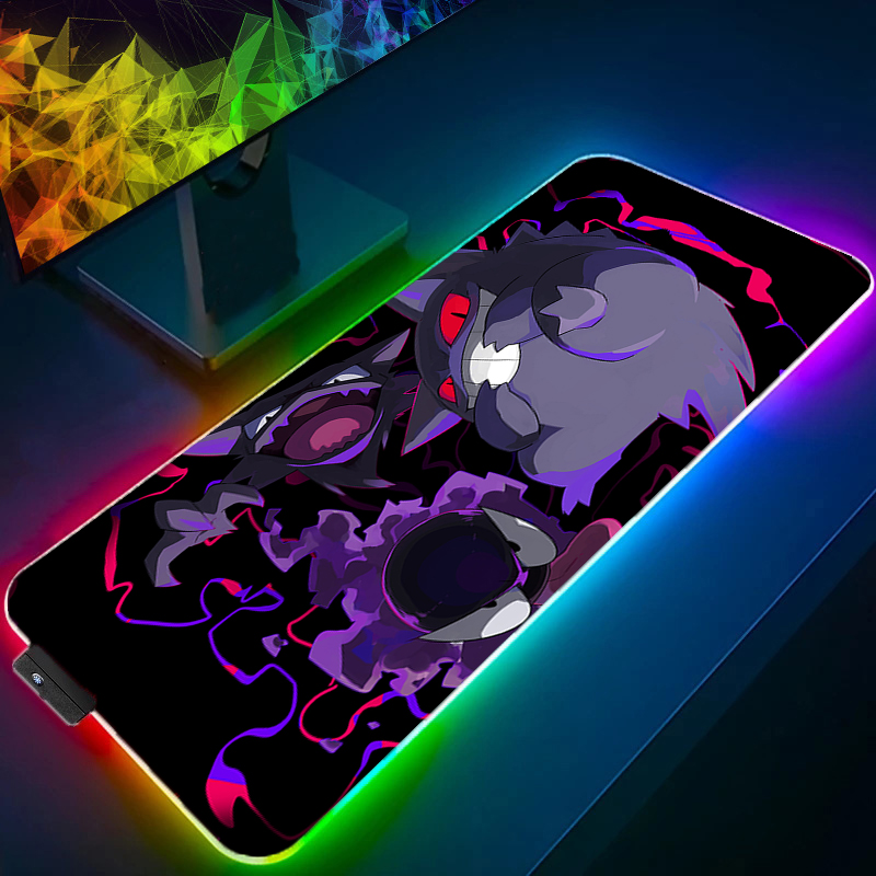 LED ライトマウスパッドデスクマット G-gengar P - Gaming Keyboard Top のレビューと価格