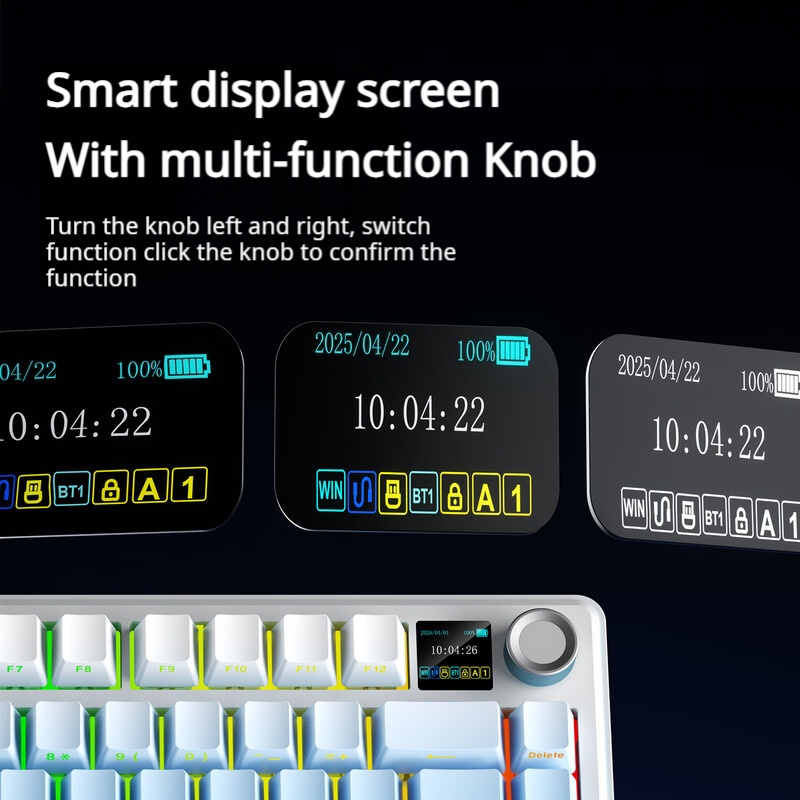 AULA F75 MAX 75% トリモード メカニカルキー - Keyboard Gaming Mac のレビューと価格