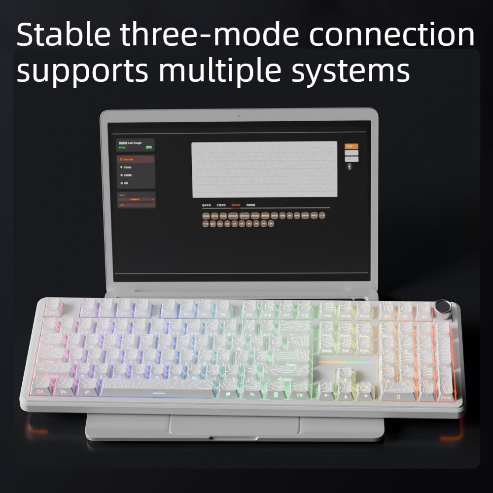EWEADN DK108 ワイヤレスメカニカルキーボード ト - Keyboard Gaming Mac のレビューと価格
