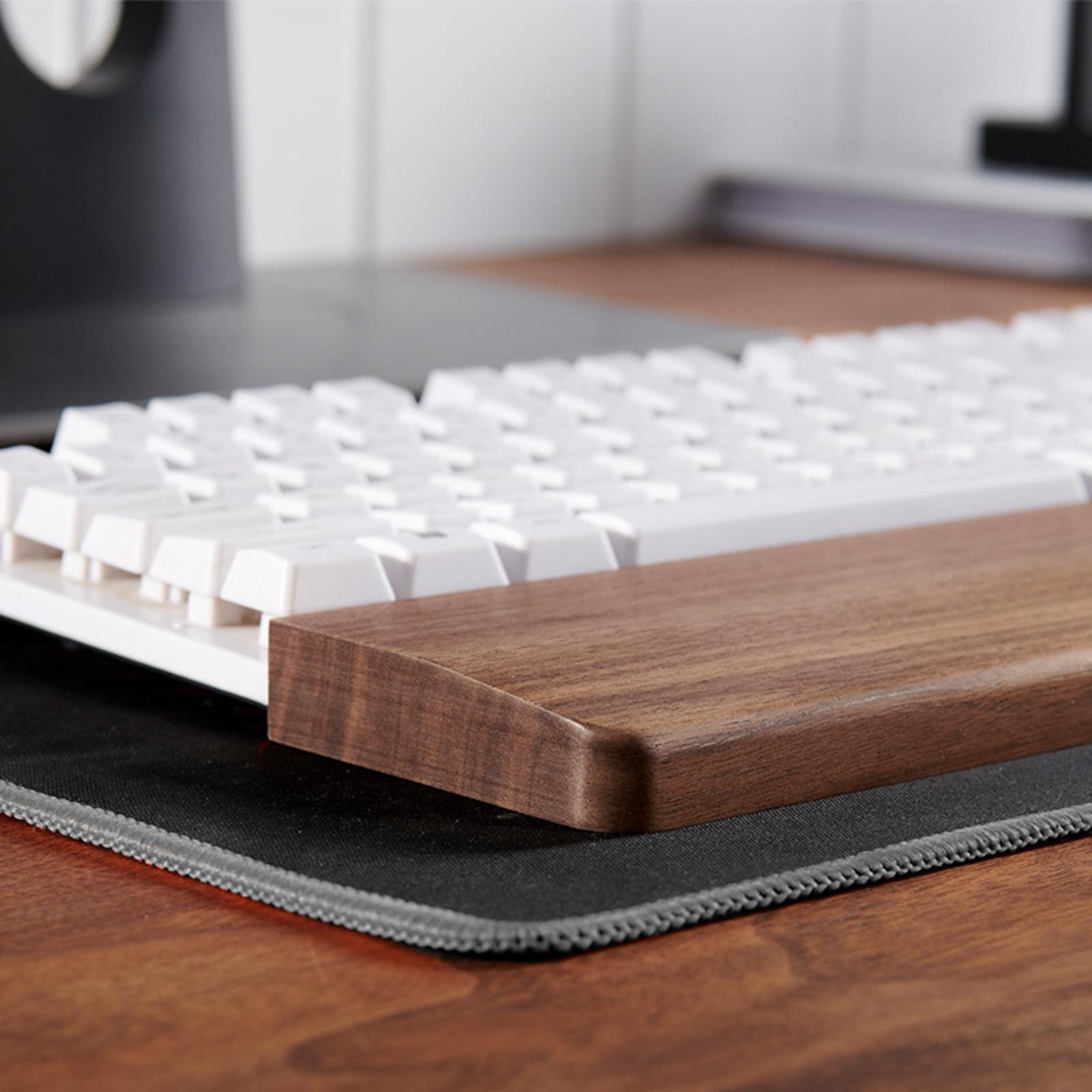 木製キーボードリストレスト キーボードパームレスト リストガ - Wrist Rest Wood のレビューと価格