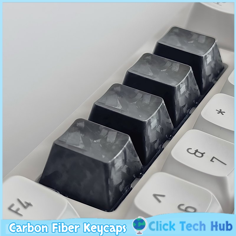 ブラックカーボンファイバーキーキャップ 1 個 Esc Wa - Keyboard Gaming Black のレビューと価格