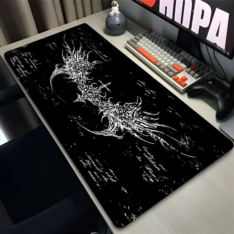 人気のマウスパッド ゴシックスタイルのキーボードパッド スム - Keyboard Gaming Black のレビューと価格