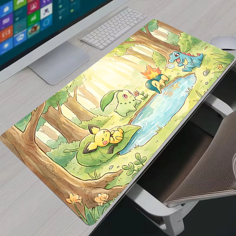 マウスパッドアニメ PC ゲーマーキャビネットマウスパッド  - Gaming Keyboard Top のレビューと価格